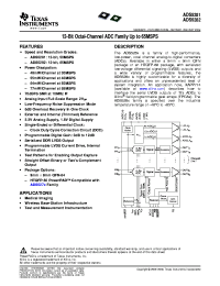 ADS574KP Datasheet