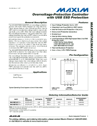 MAX4987BEETA+ Datasheet