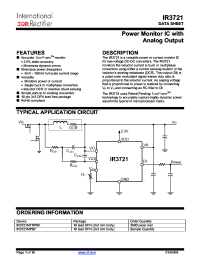 IR3721 Datasheet
