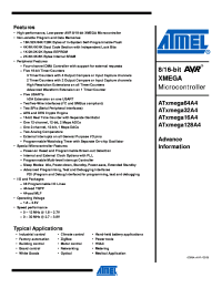 ATxmega128A1
 Datasheet