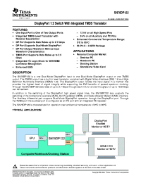 SN75DP122RTQRG4
 Datasheet