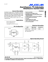 DS4412 Datasheet