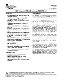 TPS28225DRBRG4
 Datasheet