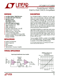 LTC6088CMS8
 Datasheet