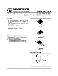 RBO40-40G Datasheet