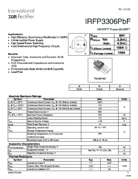 IRFP3306PBF Datasheet