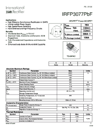 IRFP3077PBF Datasheet