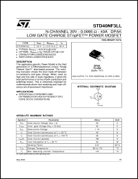 STD40NF06 Datasheet