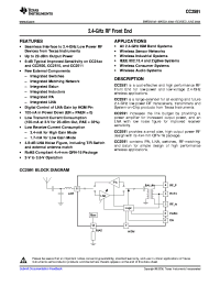 CC2591RGVT
 Datasheet