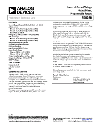 AD5750 Datasheet