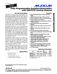 MAX9258GCM+ Datasheet