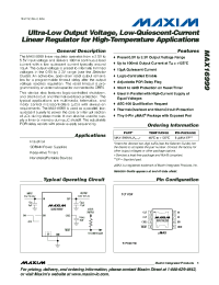 MAX16999AUA08+
 Datasheet