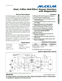 MAX9921AUB+T Datasheet