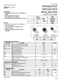 IRFS3607PBF
 Datasheet