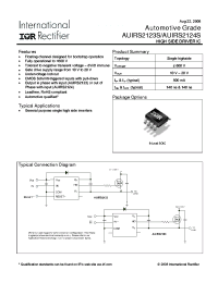 AUIRS2123S Datasheet
