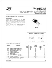 TIP41A Datasheet
