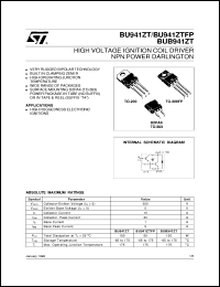BUB941ZT Datasheet