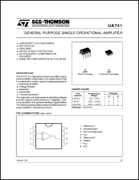 UA741M Datasheet