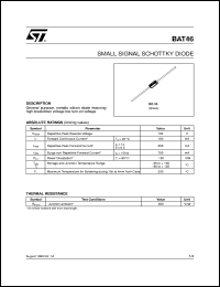 BAT46 Datasheet