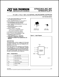 ST93C46A Datasheet