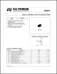 BC847 Datasheet
