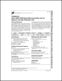 COP8ACC520M8CIJ Datasheet