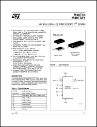 M48T58Y-70PC1 Datasheet