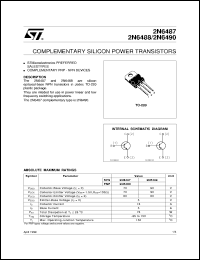 2N6487 Datasheet