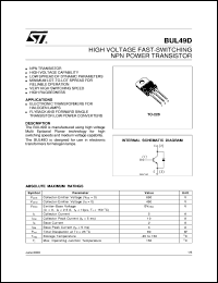 BUL49D Datasheet