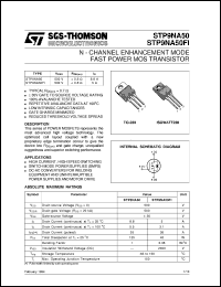 STP9NA50FI Datasheet