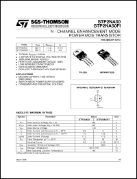 STP2N80FI Datasheet