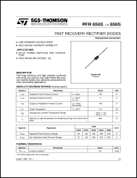 PFR856S Datasheet