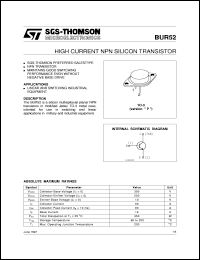 BUR52 Datasheet