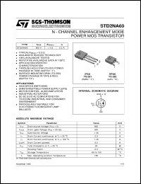 STD2NA50T4 Datasheet