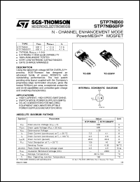 STP7NB30FP Datasheet