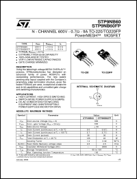 STP9NB50FP Datasheet