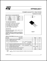 STPS80L15TV Datasheet