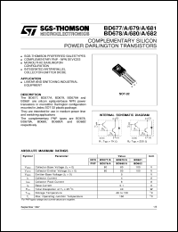 BD679A Datasheet