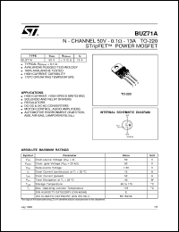 BUZ71A Datasheet