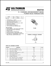 BUZ72A Datasheet