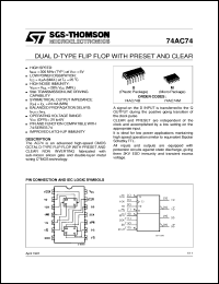 74AC74 Datasheet