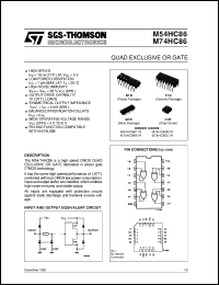 M74HC86M1R Datasheet