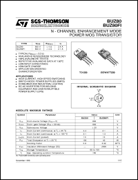 BUZ80 Datasheet