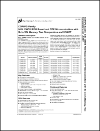 COP8FGR740N8 Datasheet