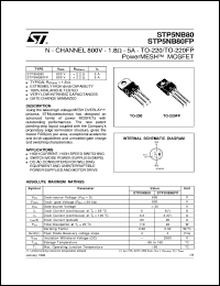 STP5NB40FP Datasheet