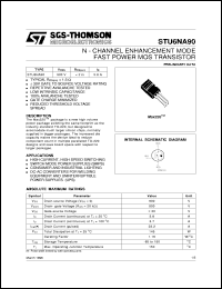 STU6NA100 Datasheet