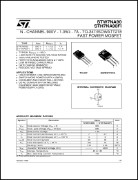 STH7NA90FI Datasheet