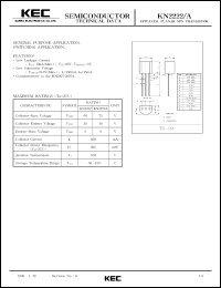 KN2222 Datasheet