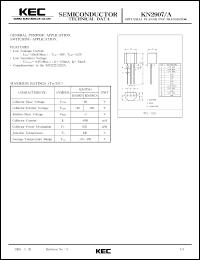 KN2907 Datasheet