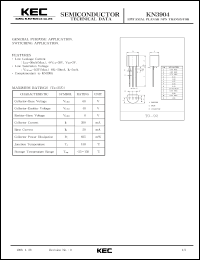 KN3904 Datasheet